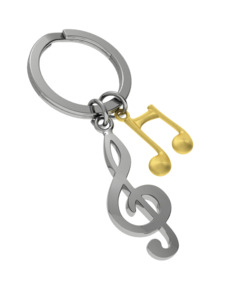 Musical Notes - Keychain