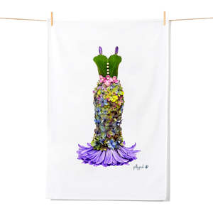 Hydrangea Dress Tea Towel