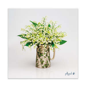 Lily of the Valley Jug Fine Art Print