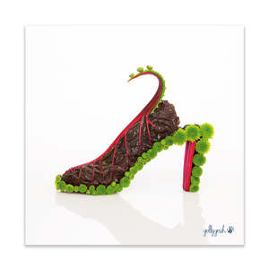 Fine Art Prints: Red Beet Shoe Fine Art Print