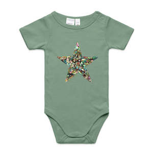 Paua Star Infant Babygrow