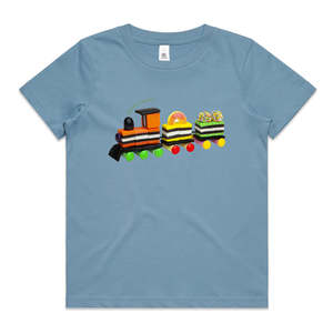 Liquorice Allsorts Train Kids Tee Shirt