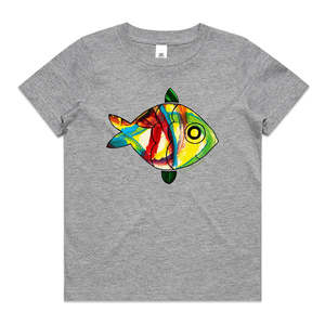 Kids Cotton Tee Shirts: Fish Kids Tee Shirt