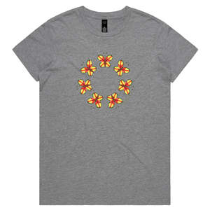 Parrot Butterflies Woman's Tee Shirt