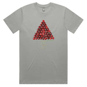 Christmas Cherry Tree Men's Tee Shirt