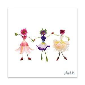Dancing Girls Fine Art Print