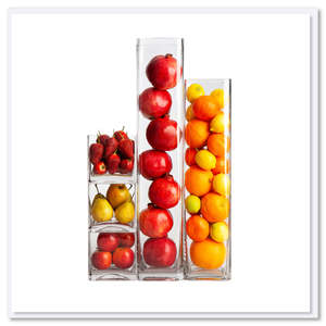 Greeting Cards: Fruit Vases Greeting Card