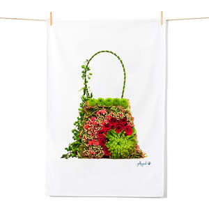 Tea Towels: Tapestry Bag Tea Towel