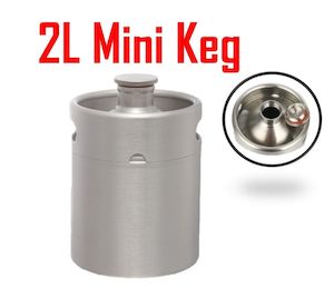 HOME: Stainless Steel Mini Keg Growler Beer Growler With Lid