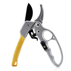 HOME: 8" Pruner 3 Stage Ratchet Secateurs Pruning Shears Cutter Lopper Heavy Duty