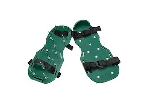 HOME: Lawn Aerators Shoes Garden Spiked Sandals Lawn Spike Shoes Grass Hole Maker