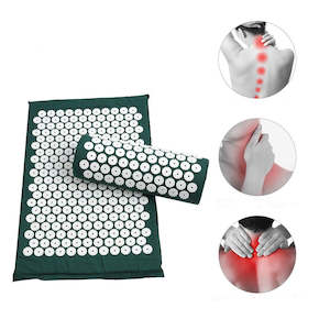 Health Beauty: Acupressure Mat and Pillow Set
