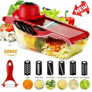 Kitchen: Fruit Cutter Slicer Onion Dicer Vegetable Chopper Potato Peeler