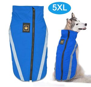 Pets: Dog Coat Waterproof Reflective Winter Dog Coat 5XL