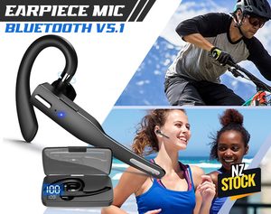 Home Living: Bluetooth Headset Dual Mic Noise Cancelling Earpiece Hands