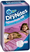 Products: Huggies DryNites for GIRLS