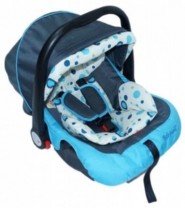 Products: AS13/9 - Babywell Car Seat, Blue Circles