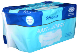 Products: Neeva Sanitary Pads with Wings - 10pcs