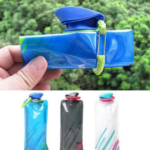 Camping And Hiking: 700ml Hiking Camping Reusable Water Bags.