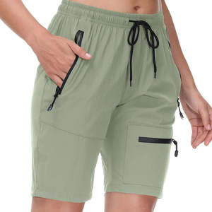 Camping And Hiking: US Hot Sale Women's Hiking Cargo Shorts Zipper.