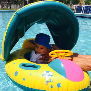 Baby Outdoors: SUMMERSEA INFLATABLE WATER FLOATY - BABY POOL FLOAT