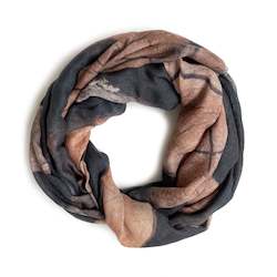 New Season Scarves: BALTIC LOG STACKS skinny wool scarf