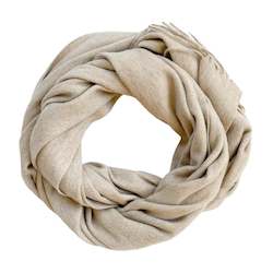 New Season Scarves: LATTE chunky wool scarf