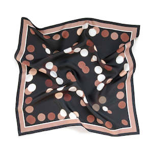 silk neckerchief: MANHATTAN BY NIGHT STUDY silk neckerchief