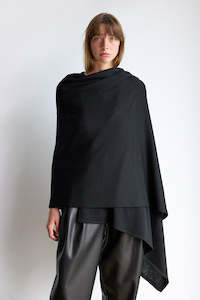 All: MERINO WRAP - NOIR