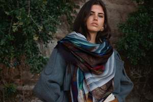 All: OUTRIGGER SHORE oversized wool scarf