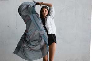 JUKUNG BOATS oversized wool scarf