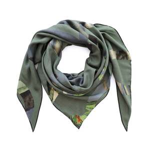 All: HERITAGE TRIANGLE: OLIVE giant wool triangle