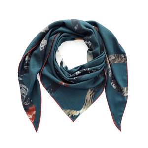 All: HERITAGE TRIANGLE: PETROL giant wool triangle