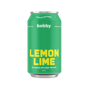 Bobbys 330ml 12pack: Bobby Lemon Lime 330ml 12pack