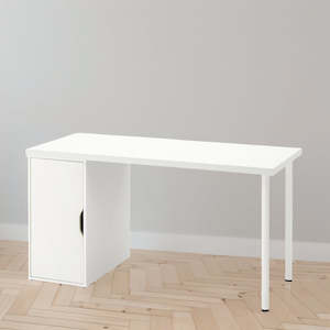 Table combinations: IKEA LAGKAPTEN / ALEX Desk, 140x60 cm, white storage