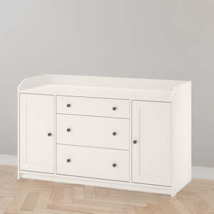 Chest Of Drawers Drawer Units: IKEA HAUGA Sideboard, white, 140x84 cm