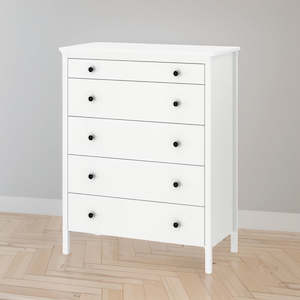 Chest Of Drawers Drawer Units: IKEA KOPPANG Chest of 5 drawers, white, 90x114 cm