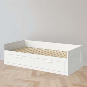 Daybeds: IKEA BRIMNES Day-bed frame, white, 80x200 cm