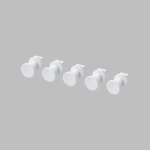 IKEA SKADIS Hook, white, 19 mm, 5 pack