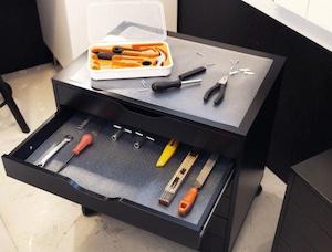 In Kitchens: IKEA VARIERA Drawer mat, transparent, 150 cm