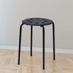 Dresser Dinning: IKEA MARIUS Stool, black