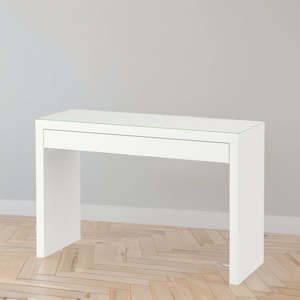 Dresser Dinning: IKEA MALM Dressing table, white, 120x41 cm
