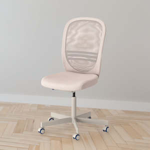 Computer Desks: IKEA FLINTAN Office chair, beige