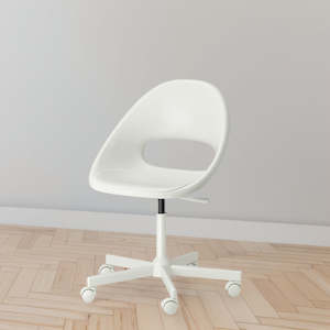 Computer Desks: IKEA LOBERGET / MALSKAR Swivel chair, white