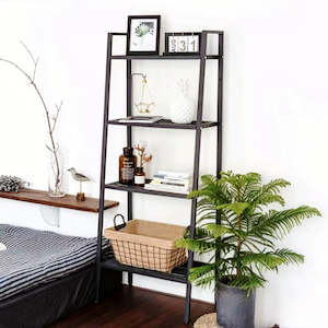 Other Bookcases Shelves: IKEA LERBERG Shelf unit, dark grey, 60x148 cm