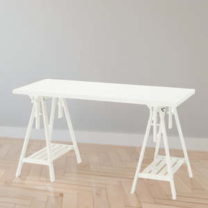 Lagkapten Alex Desk: IKEA LAGKAPTEN / MITTBACK Desk, 140x60 cm, white