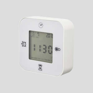 In Kitchens: IKEA KLOCKIS Clock/thermometer/alarm/timer, white, 7x7 cm