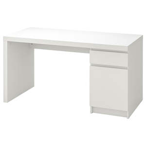 |Display| IKEA MALM desk, white, 140x65 cm