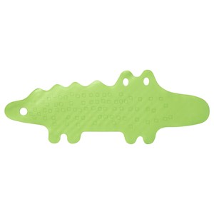IKEA PATRULL Bathtub mat, crocodile, green, 33x90 cm