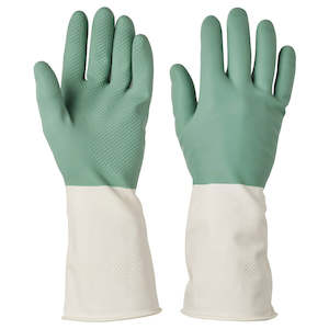 Storage Organisers: IKEA RINNIG Cleaning gloves, green, M